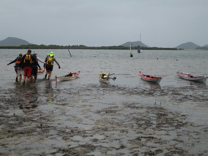 IMG_7897.jpg - OK....so at low tide there can be some mud to portage across too (Photo by Lynda)