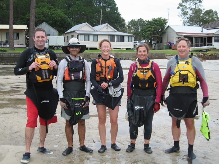 IMG_7904.jpg - The gang are ready to go (L to R George, Matt, Megan, Claudia, David.   Photo by Lynda)